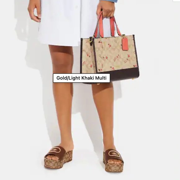 Dempsey Carryall In Signature Canvas With Heart And Star Print ck573 - Picture 4 of 5